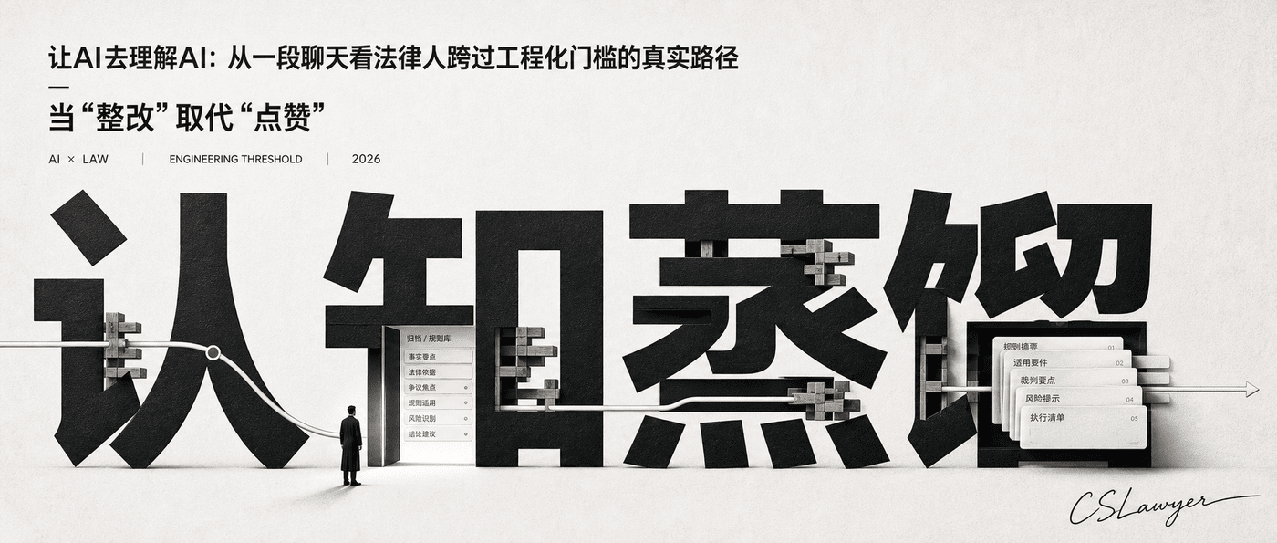 让AI去理解AI：从一段聊天看法律人跨过工程化门槛的真实路径封面图