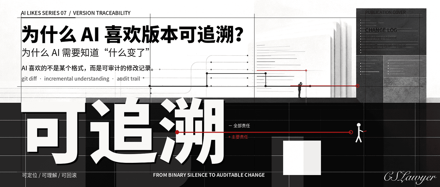 为什么 AI 喜欢版本可追溯？封面图