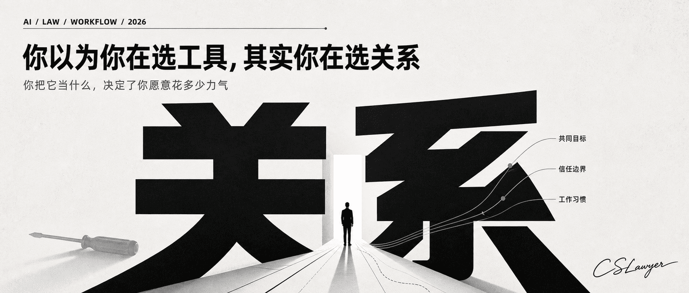 你以为你在选工具，其实你在选关系封面图