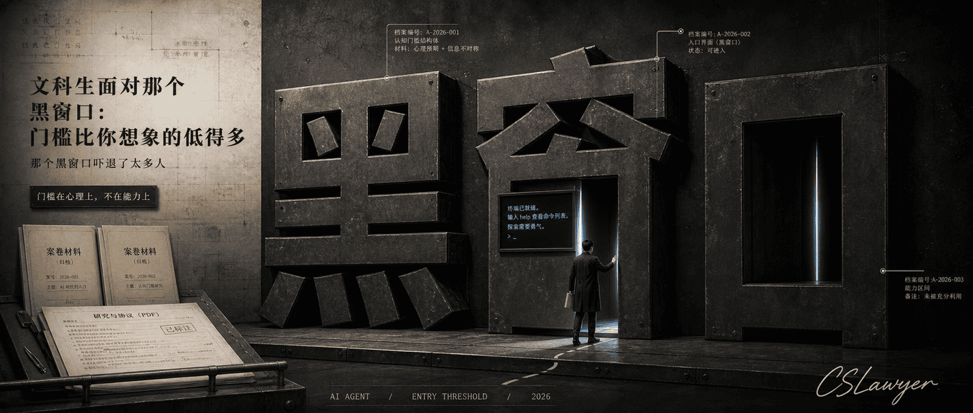 文科生面对那个黑窗口：门槛比你想象的低得多封面图